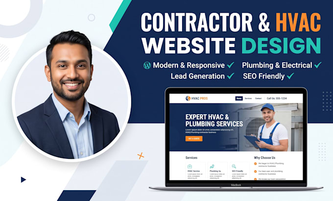 design a cleaning, landscaping, or home services website