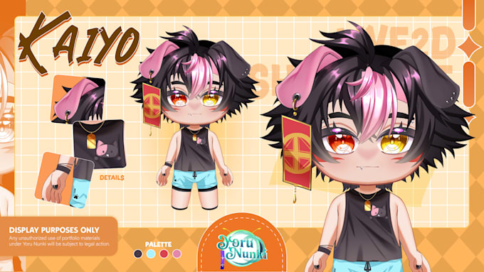 design and rig high quality chibi vtuber model