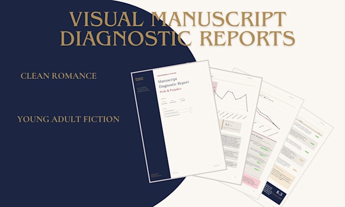 create visual manuscript diagnostic report