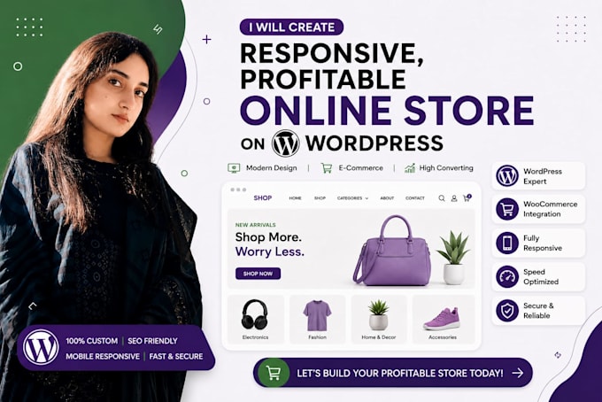 build a responsive profitable online store on wordpress
