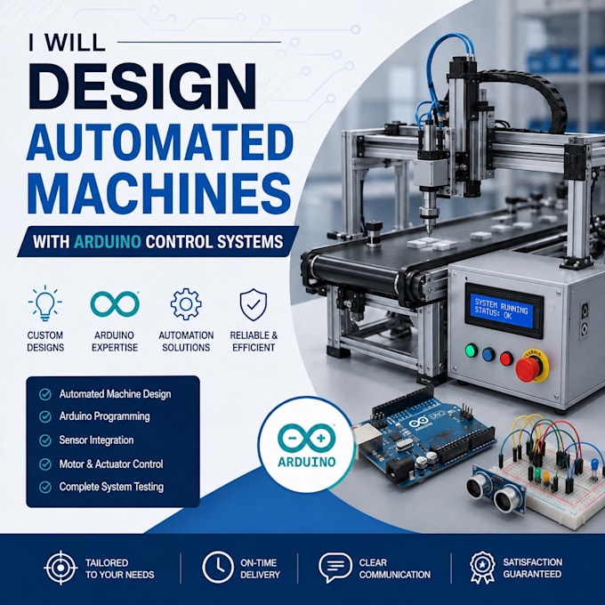 design automated machines with arduino control systems