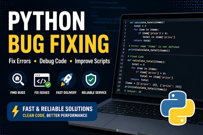 fix python bugs errors and scripts