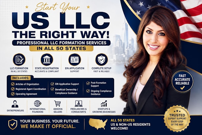 do llc registration for us resident and non us resident