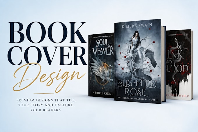 design a unique ebook, paperback and hardcover book cover