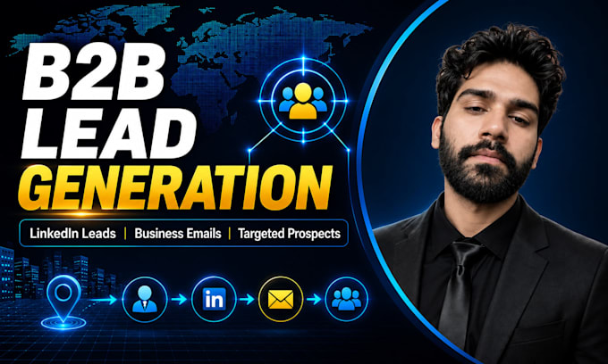 do b2b lead generation, linkedin and google maps leads