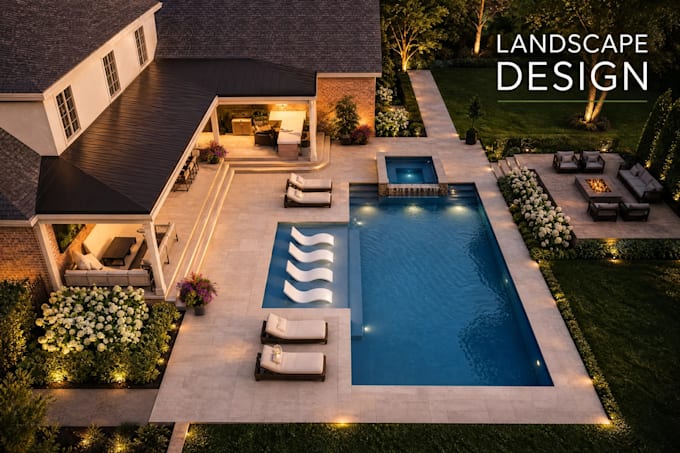 do landscape design rendering outdoor backyard landscape design 3d patio garden