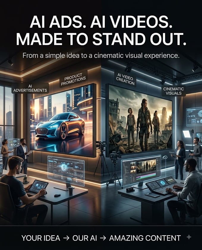 create professional ai video advertisements