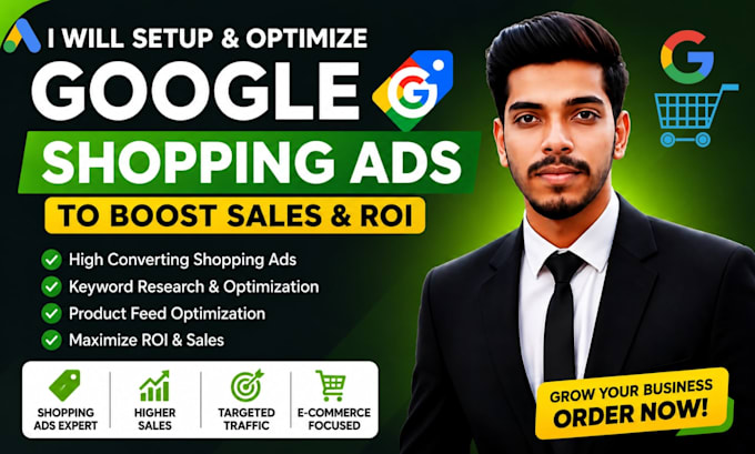 setup google shopping ads campaign and merchant center