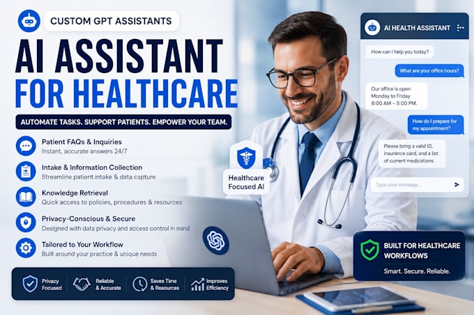 build custom gpt assistant for healthcare efficiency