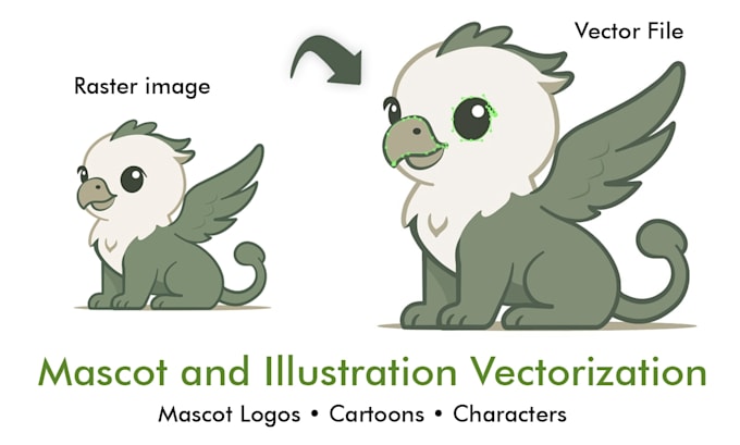 vectorize your mascot logo cartoon or illustration