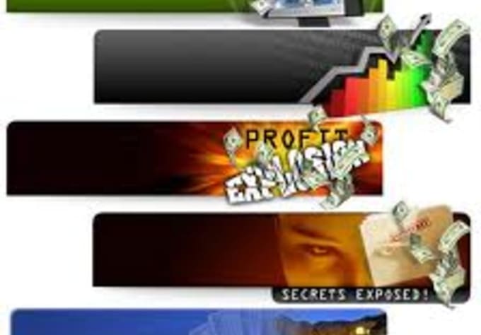 Make a professionally looking header for your website/blog order 1 and ...