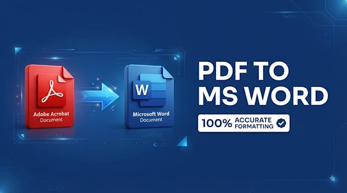 convert PDF to editable ms word documents accurately