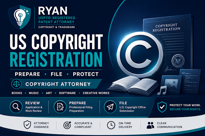 file US copyright registration for books music software artwork creative work