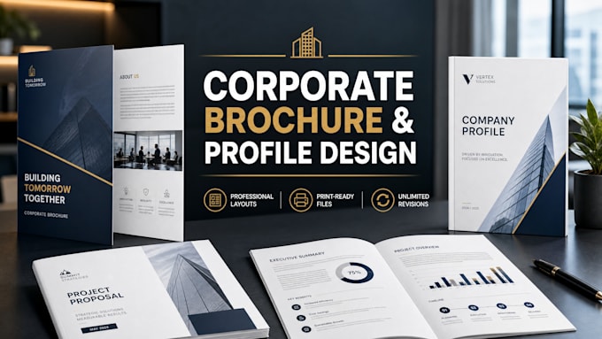 design company profile, corporate presentation, brochure, booklet, proposal