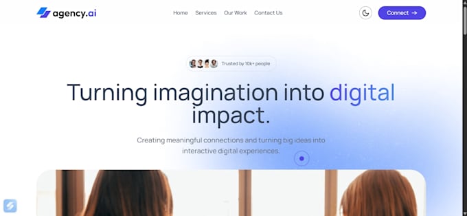 build modern animated modern website using react gsap and tailwind CSS