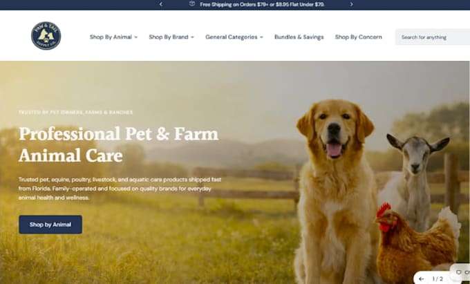 build a profitable pet shopify store pet website pet store dropshipping store
