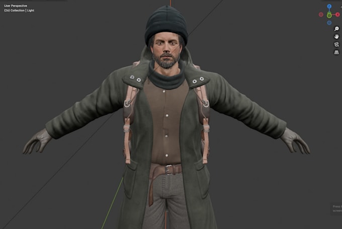 3d character model, sculpt, texture, stylized model, VR model, mascot, ue5 rig