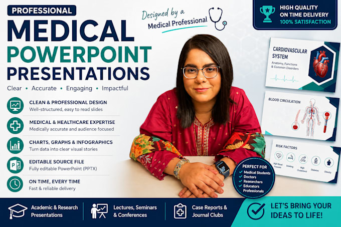 design professional medical poerpoint presentations