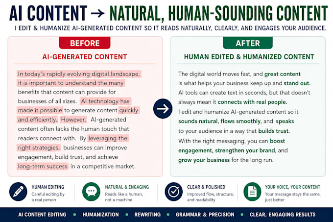 edit and humanize your ai generated content