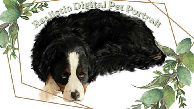 provide digital pet portraits