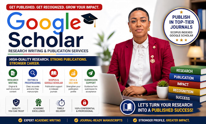 write and prepare article for submission on google scholar and scopus journals