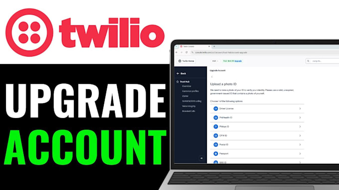 setup and upgraded twilio account for call center