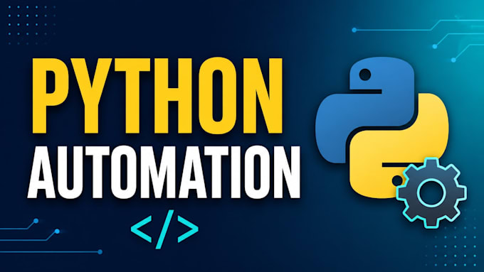 create a custom python automation script for your task