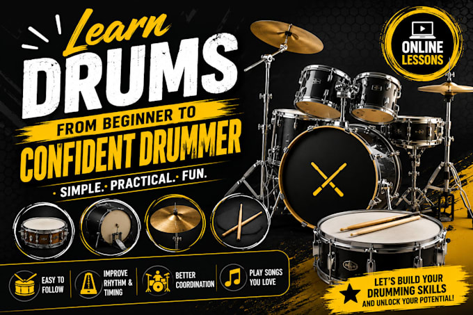 teach you how to drum in seven days