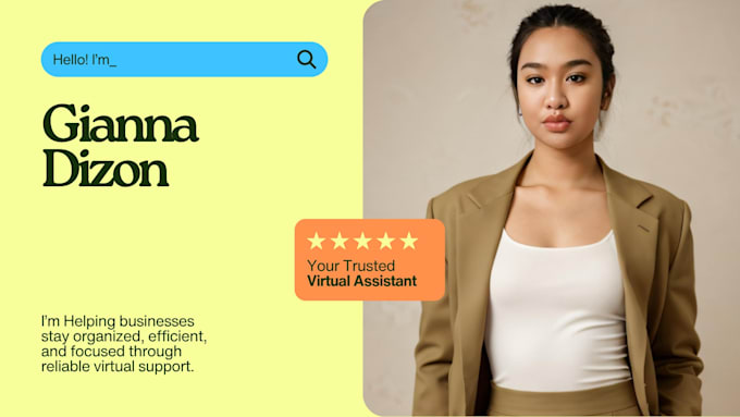 be your personal virtual admin assistant