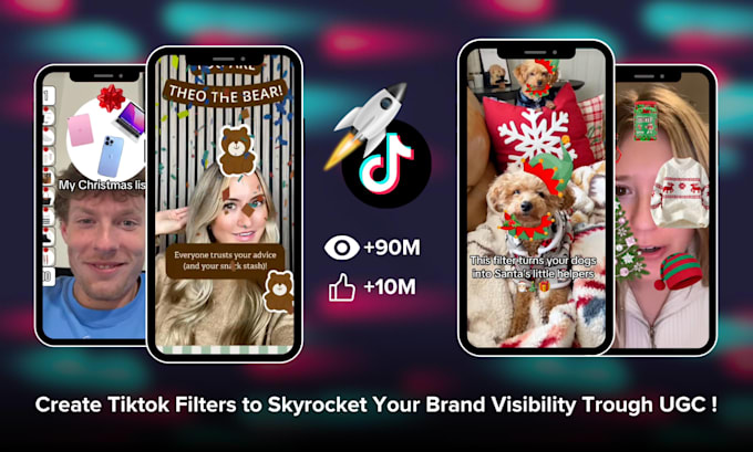 create a custom branded tiktok ar filter or effect