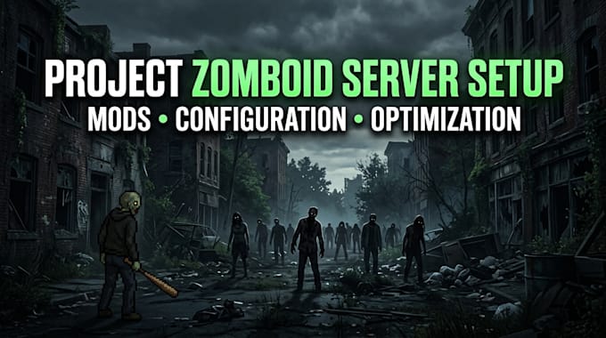 setup and configure your modded project zomboid dedicated server