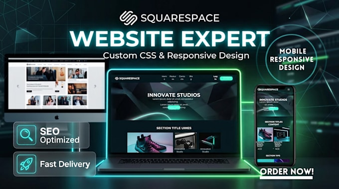 build squarespace website design redesign squarespace website development