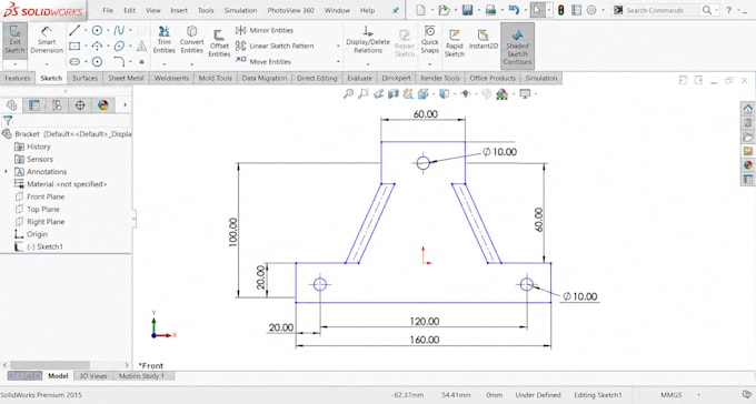 design custom bracket and mechanical parts with 3d cad modeling, rendering
