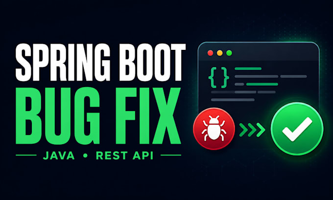 fix java spring boot rest API and backend bugs