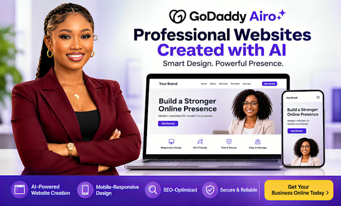 godaddy website redesign, develop godaddy, godaddy ai airo