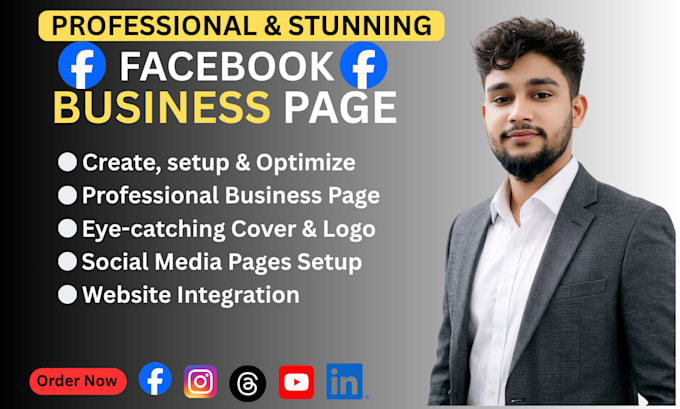 facebook page professionally create logo cover photo design