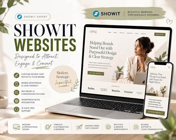 setup showit website design and redesign showit redesign
