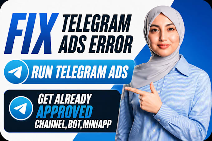 run approve telegram ad, hit 50k vip telegram subscribers, fix telegram ad error