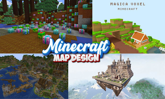 build custom minecraft maps, survival worlds, server terrain landscape maps