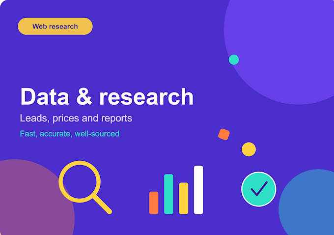 do web research and data compilation for your business