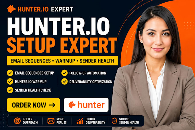 setup hunter io email sequence hunter io warmup health check