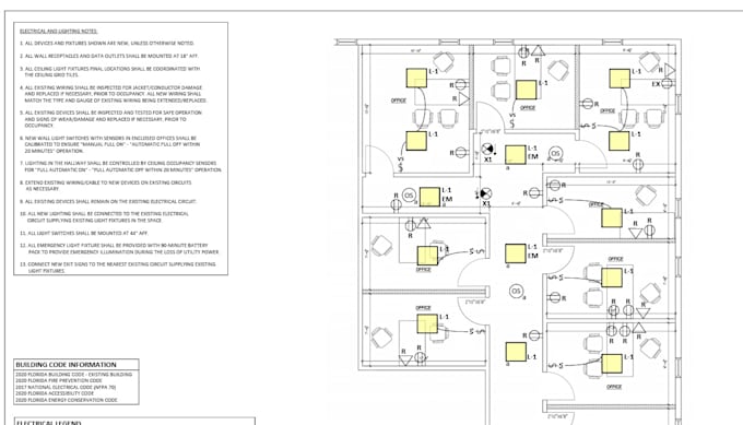 provide electrical design and lighting design