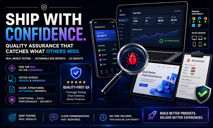 pre launch test your website or app for UX, app saas and find critical bugs