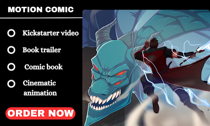 animate your comic manga or webtoon into a cinematic motion comic video