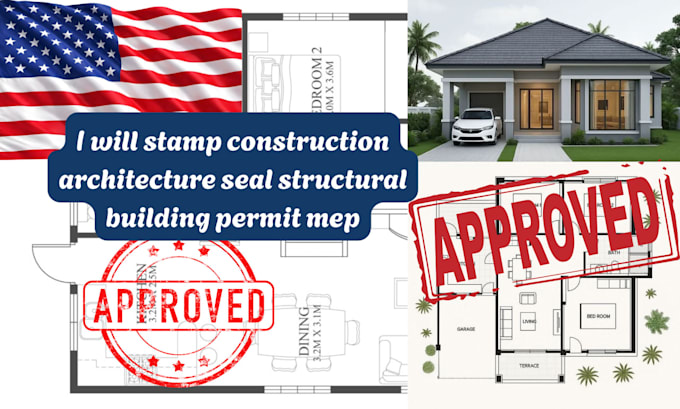 stamp construction architecture seal structural building permit mep