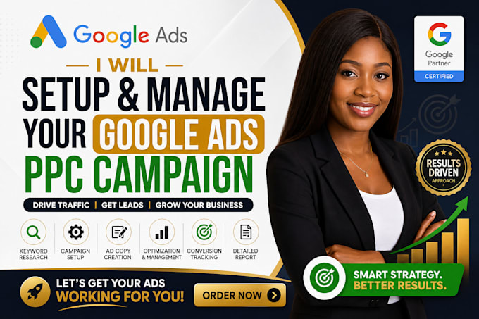 setup and manage your google ads PPC campaigns sem, adwords