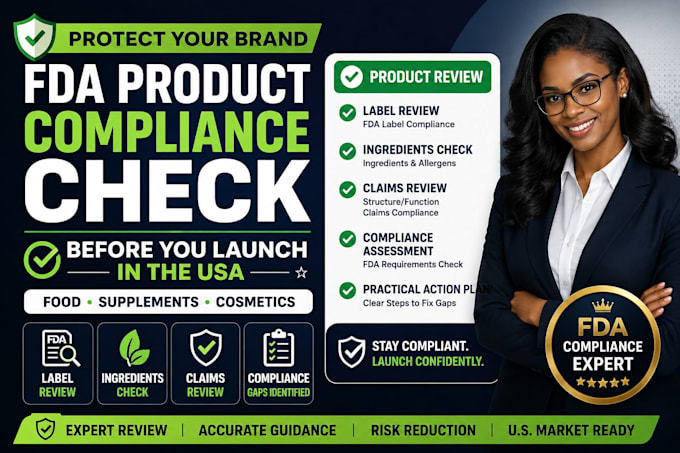 perform an fda mocra product compliance check before US launch