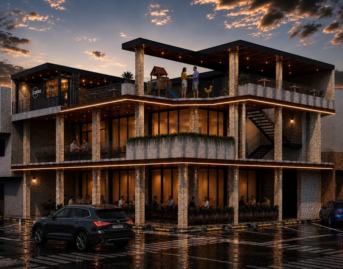create 3d architectural models and renderings