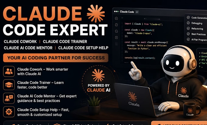 claude cowork claude code trainer claude ai code mentor claude code setup help