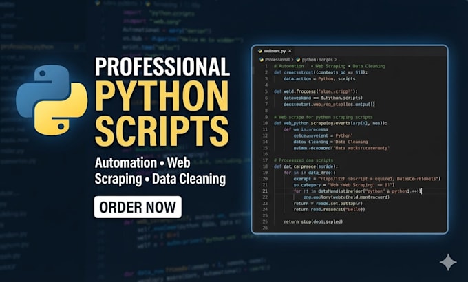 write simple python scripts for automation and data tasks